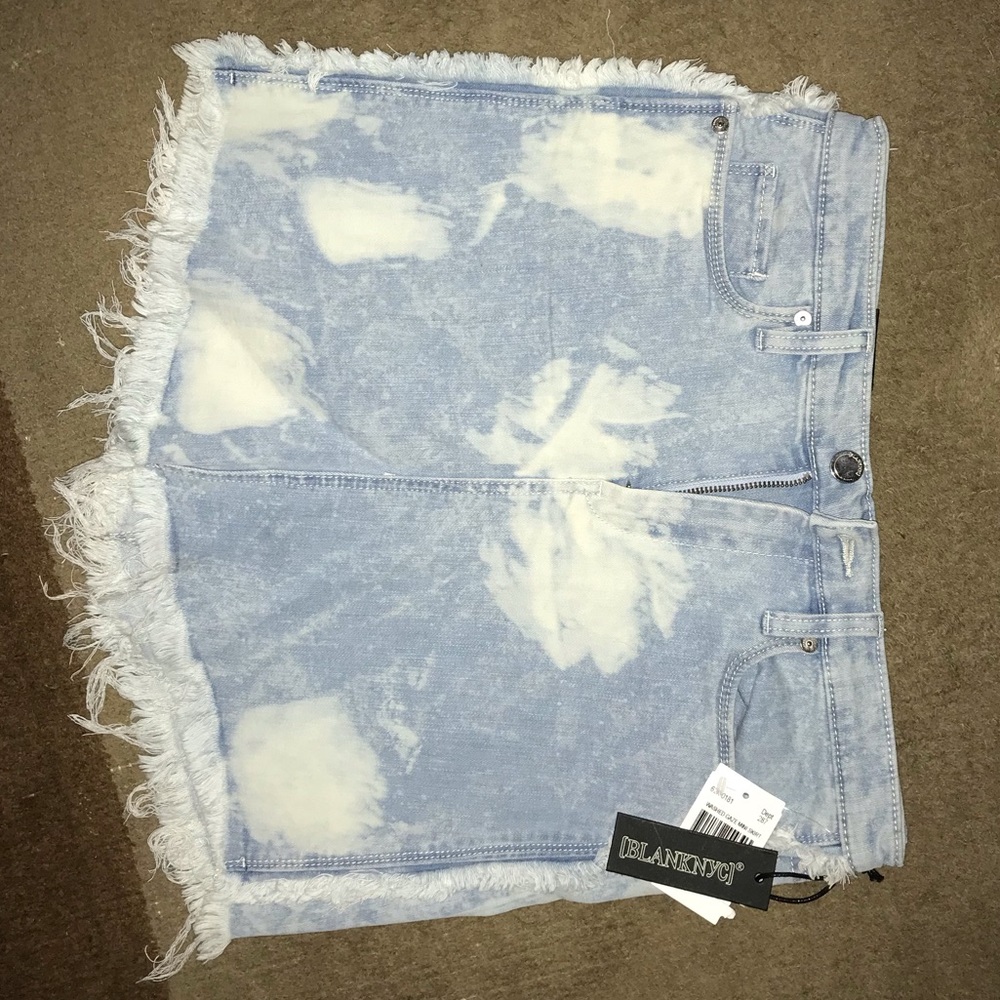 BlankNYC acid wash denim skirt size 27!